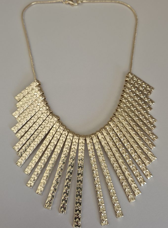 Yıldızlı Rock Kolye Gold