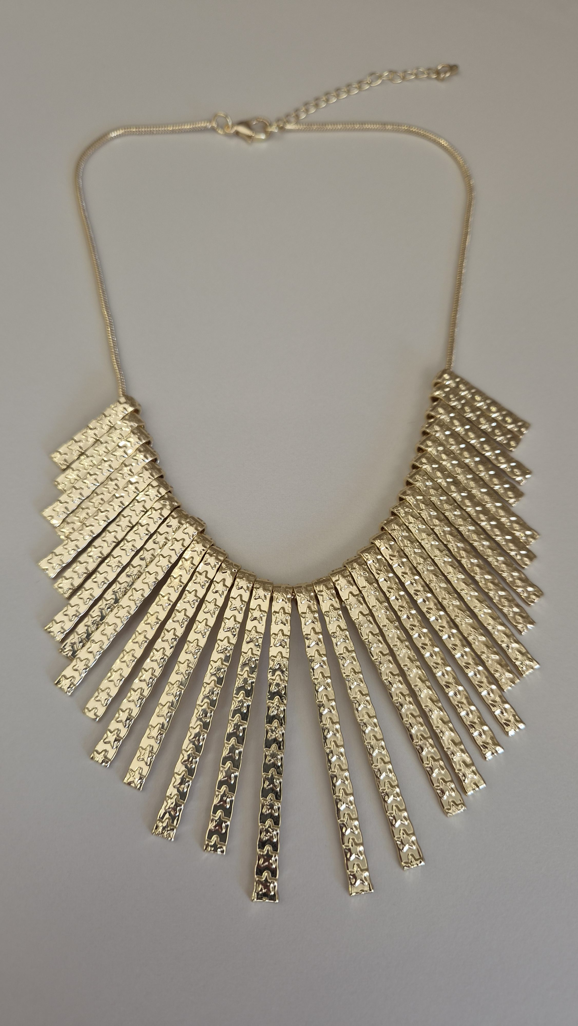 Yıldızlı Rock Kolye Gold