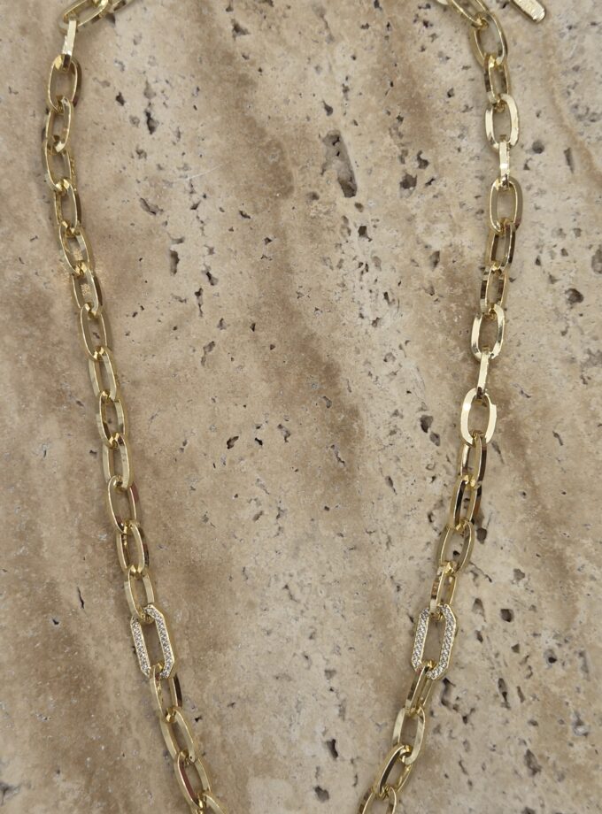 Luxe Pave Zincir Kolye
